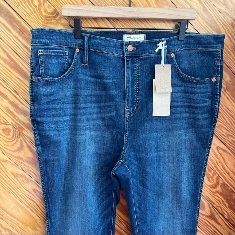 Madewell 10" High-Rise Skinny Jeans Plus Size 35W - Picture 5 of 9
